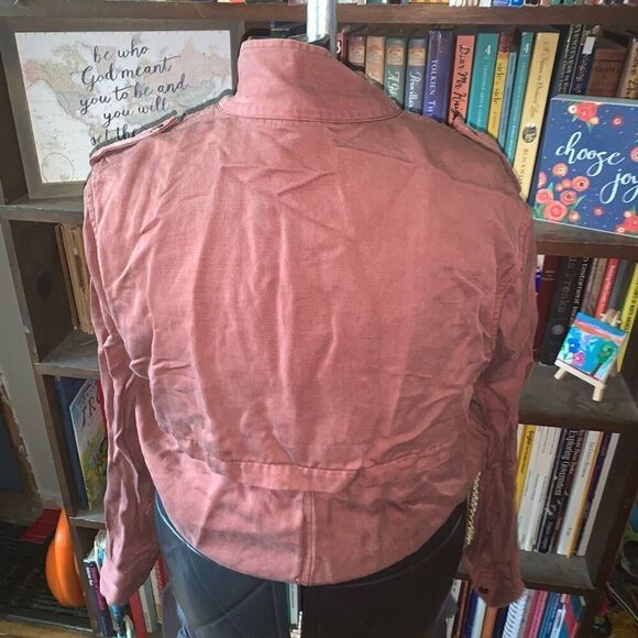 Rails Collins rust khaki lightweight military M drawstring jacket - Picture 3 of 4